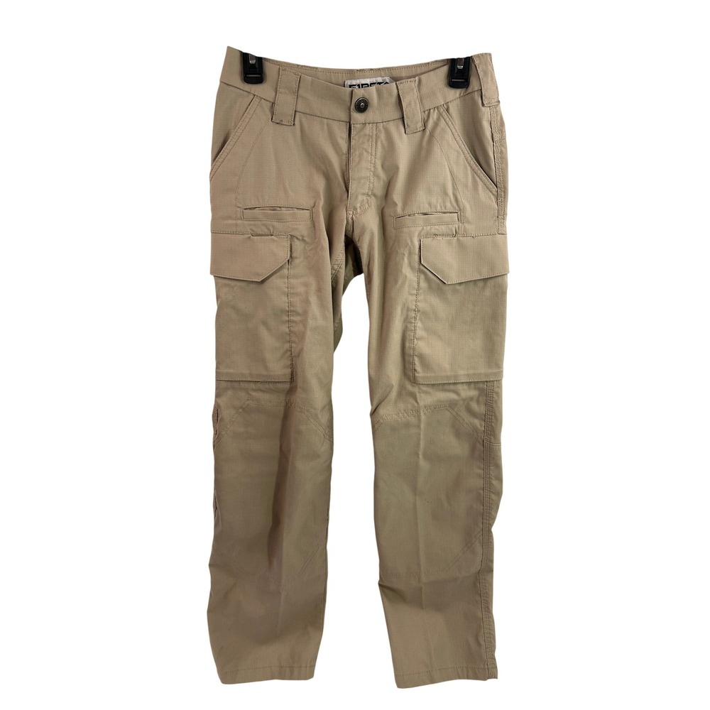 First Tactical Cargo Pants Size 4 Regular Tan Ripstop V2 Utility Womens